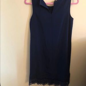 Navy Blue Sleeveless Dress